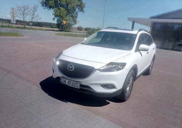 Mazda CX-9 cena 61900 przebieg: 106700, rok produkcji 2014 z Ostrzeszów małe 211